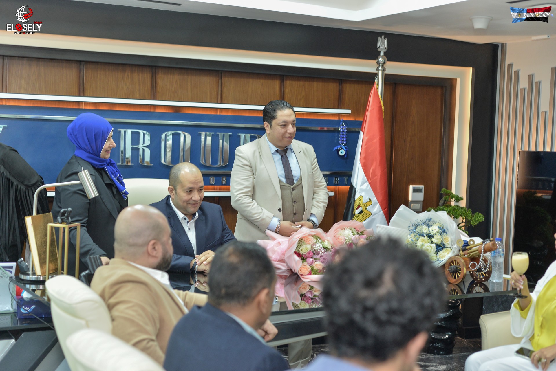 His Excellency Gonzalo Urriolabeitia, the Argentinian Ambassador, for his first visit to Elesely Group